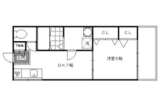 ファンシー森吉【101号室】の間取り