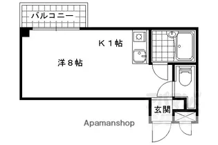 プルミエール勧修寺【4階】の間取り