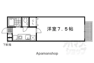 A.P.T.BREEZE【202号室】の間取り