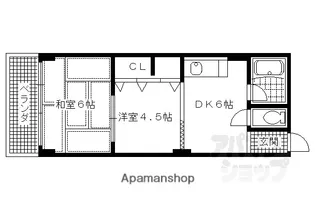 コーポ吉沢【503w号室】の間取り