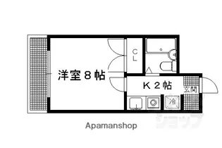 詩仙ハイムII【102号室】の間取り