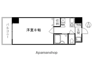 SUNVISTA四条【801号室】の間取り