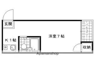 メゾンオリエント【504号室】の間取り