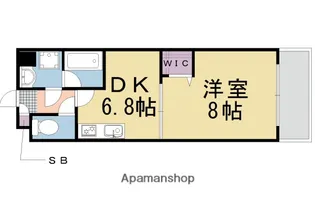 グランディール【203号室】の間取り