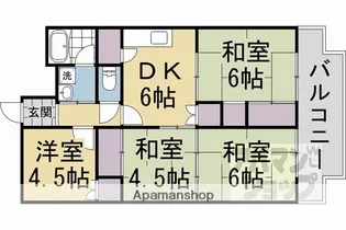 向島ニュータウン 3街区 D棟【215号室】の間取り