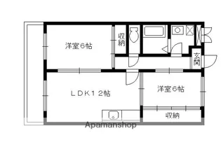 サンライフ桃山【3階】の間取り