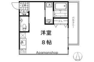東医ビル【202号室】の間取り