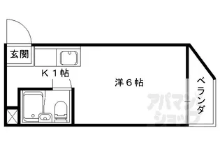 アルビオンシティ沢町【206号室】の間取り