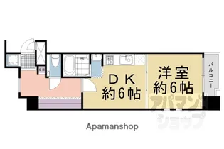 アスヴェル京都二条烏丸【505号室】の間取り