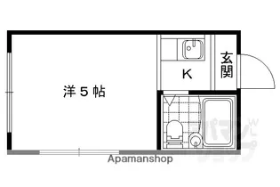 川田道ハイツ【103号室】の間取り