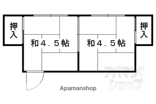 清雲荘【13号室】の間取り