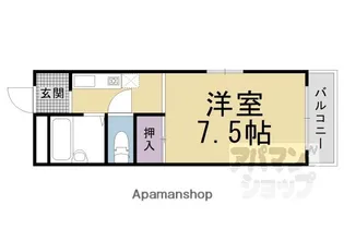 リバージュYMH【206号室】の間取り