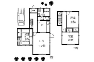京都府京都市左京区岩倉南池田町【一戸建】の間取り
