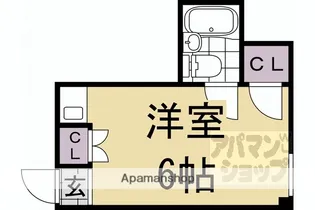 ハウスジョイ【208号室】の間取り