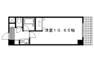 サンシティ四条西洞院【1005号室】の間取り