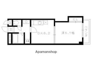 もくせい・ひろば【505号室】の間取り