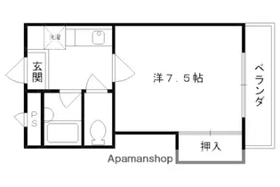 フォーブル深草【302号室】の間取り
