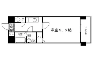 メゾン・フェアリー【6-L号室】の間取り