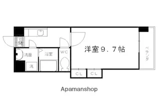 メゾン・フェアリー【6-E号室】の間取り