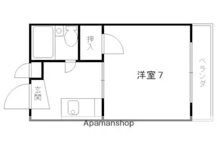 向島スタジオフラッツ【302号室】の間取り