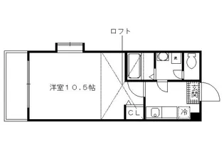 メゾン・チェリーイースト【4C号室】の間取り