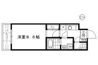 メゾン・ホープ【4B号室】の間取り