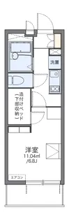 レオパレス青嶺【403号室】の間取り