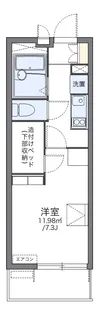 レオパレス若葉【301号室】の間取り