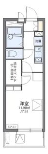 レオパレス若葉【317号室】の間取り