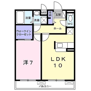 グレイス・シェーネ【2階】の間取り