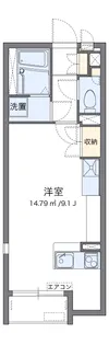 レオネクストファーストクラス【107号室】の間取り