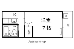 メゾンノール【102号室】の間取り