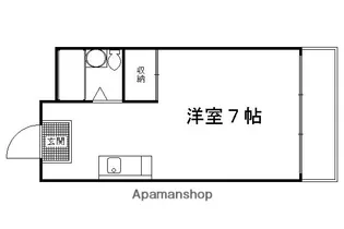 景勝ハイツ【303号室】の間取り