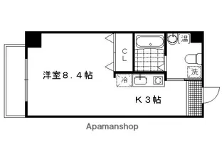 ベルセルク【102号室】の間取り