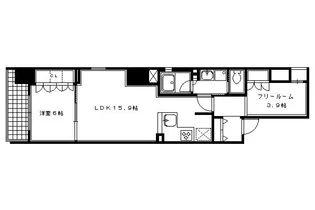 1SLDKの間取り画像