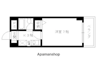 プレスト桃山【302号室】の間取り
