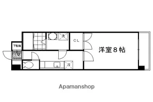 メゾン・ビロング【1階】の間取り