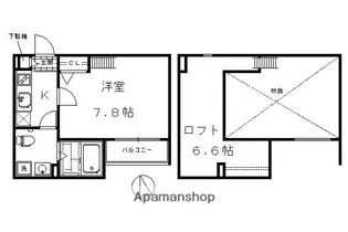 CASA久世【1階】の間取り
