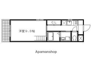 セント要法寺【502号室】の間取り