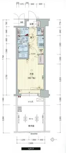 プレサンス京都五条天使突抜【1階】の間取り