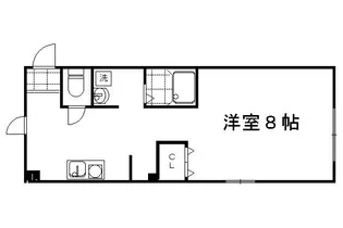 清風ハイツ【301号室】の間取り