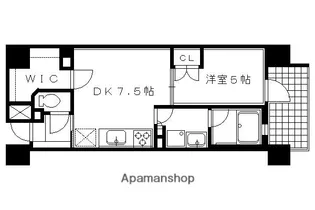 ルーシア京都烏丸御池【702号室】の間取り