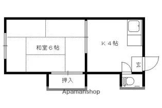 リッチモンド岡崎【202号室】の間取り