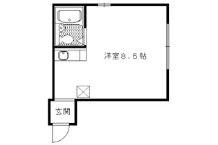 1Rの間取り画像