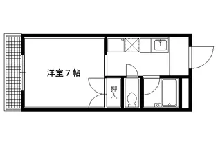 コムシェソワ【106号室】の間取り