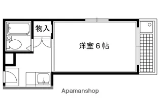 コーポ新道【201号室】の間取り