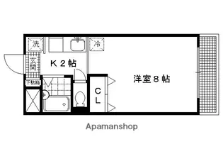 菊岡家 出町柳館【4階】の間取り