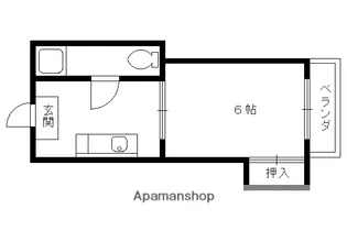 銀閣寺ハウス【313号室】の間取り