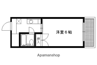 京都府京都市左京区下鴨貴船町【マンション】の間取り