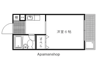 第3吉与門ハイツ【307号室】の間取り